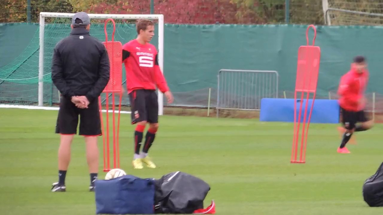 07/10/14 : Séquence d'entraînement du Stade Rennais