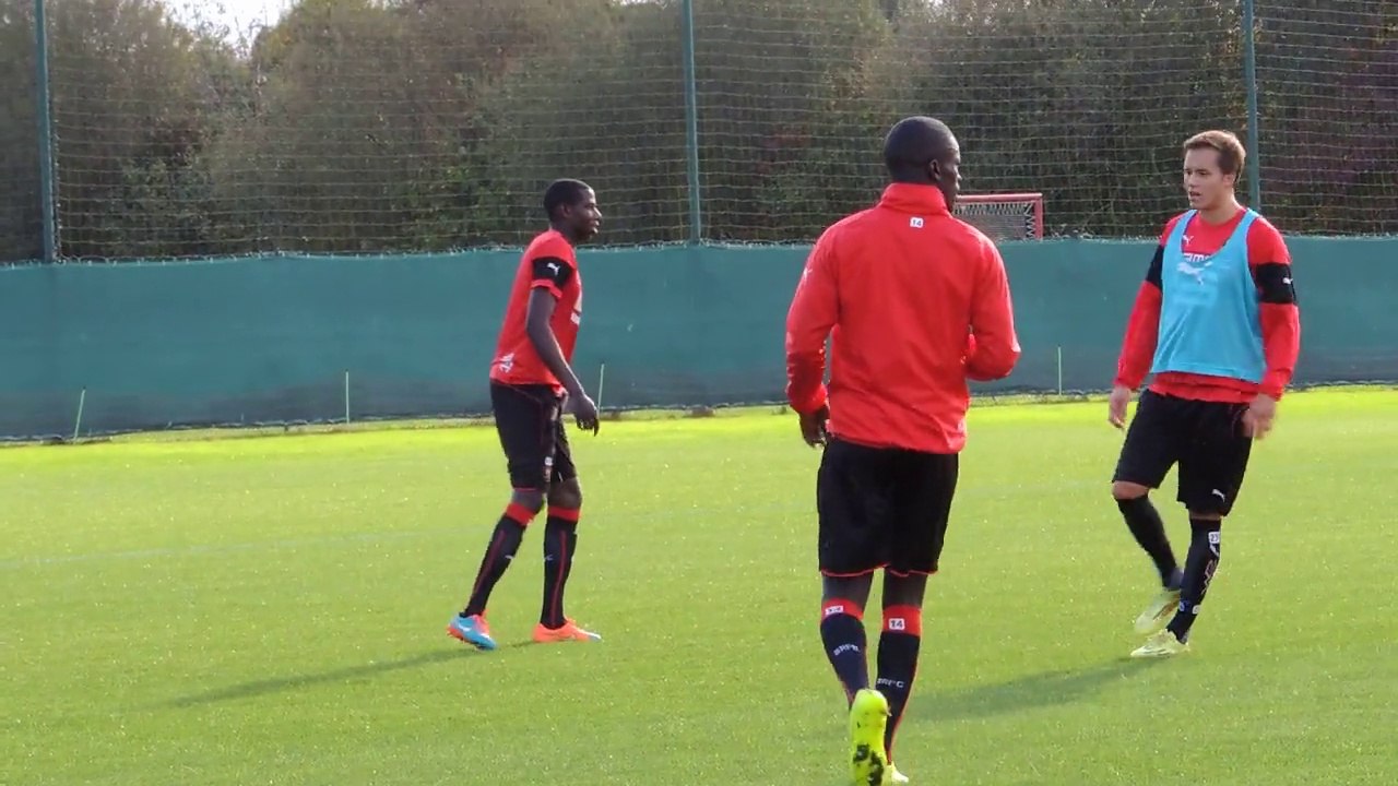 13/10/14 : Séquence d'entraînement du Stade Rennais