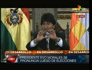 MAS ha ganado terreno electoral en todo Bolivia: Evo Morales