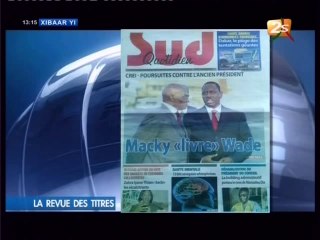 Revue de presse du lundi 13 octobre 2014 - 2stv