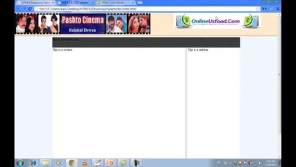 zain studio 4 Make Advance HTML5 & CSS3 Website Layout in Urdu & Hindi 2 of 8