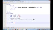 zain studio 4 New JavaScript & jQuery Tutorials part 6 of 25 (Hindi & Urdu) Conditional Statements