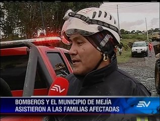 Centro de salud y 20 casas afectadas por lluvias en Machachi