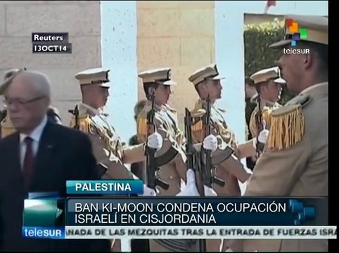 Ban Ki-moon se pronuncia por un acuerdo de estados: Israel-Palestina