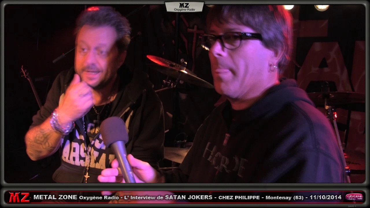 Metal Zone O.R - SATAN JOKERS, l'Interview - Montenay 2014