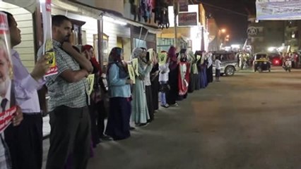 Mısır'da Darbe Karşıtı Gece Gösterisi