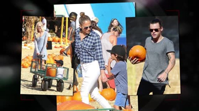 Celebrities Celebrate Fall At The Pumpkin Patch