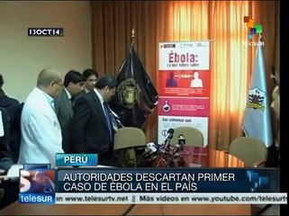 Perú: descartan autoridades primer caso de ébola
