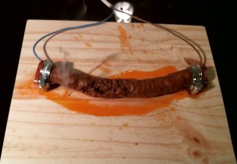 Cuire une saucisse sur le secteur (230 V)