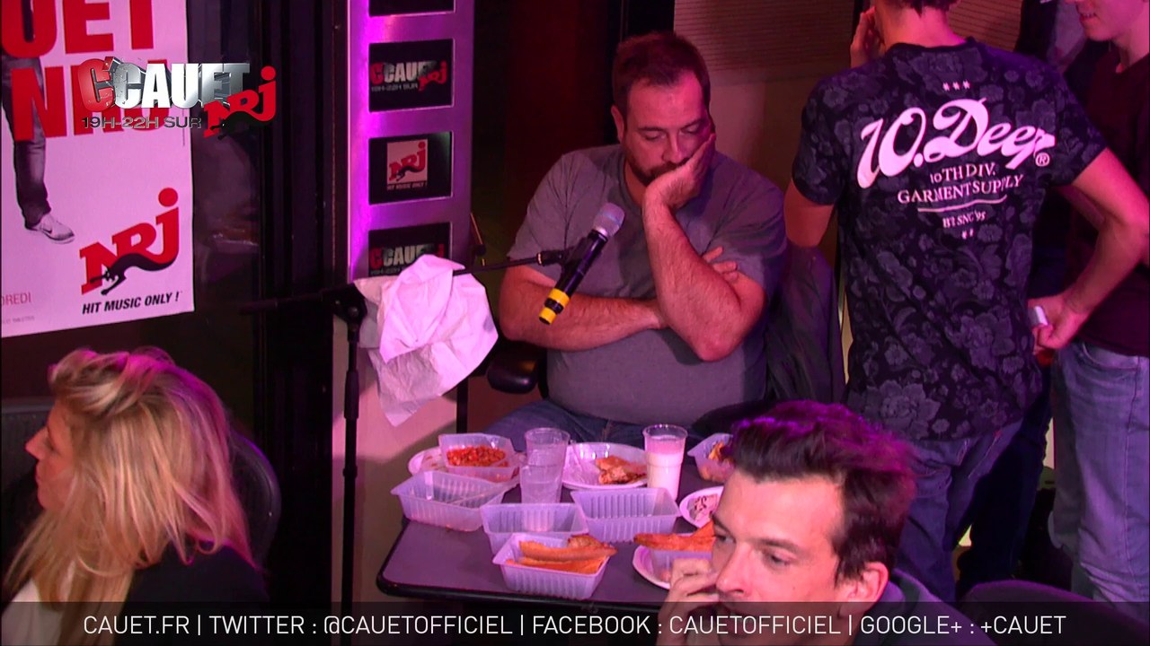 Jeff prend 8000 calories en 1h30 - C'Cauet sur NRJ