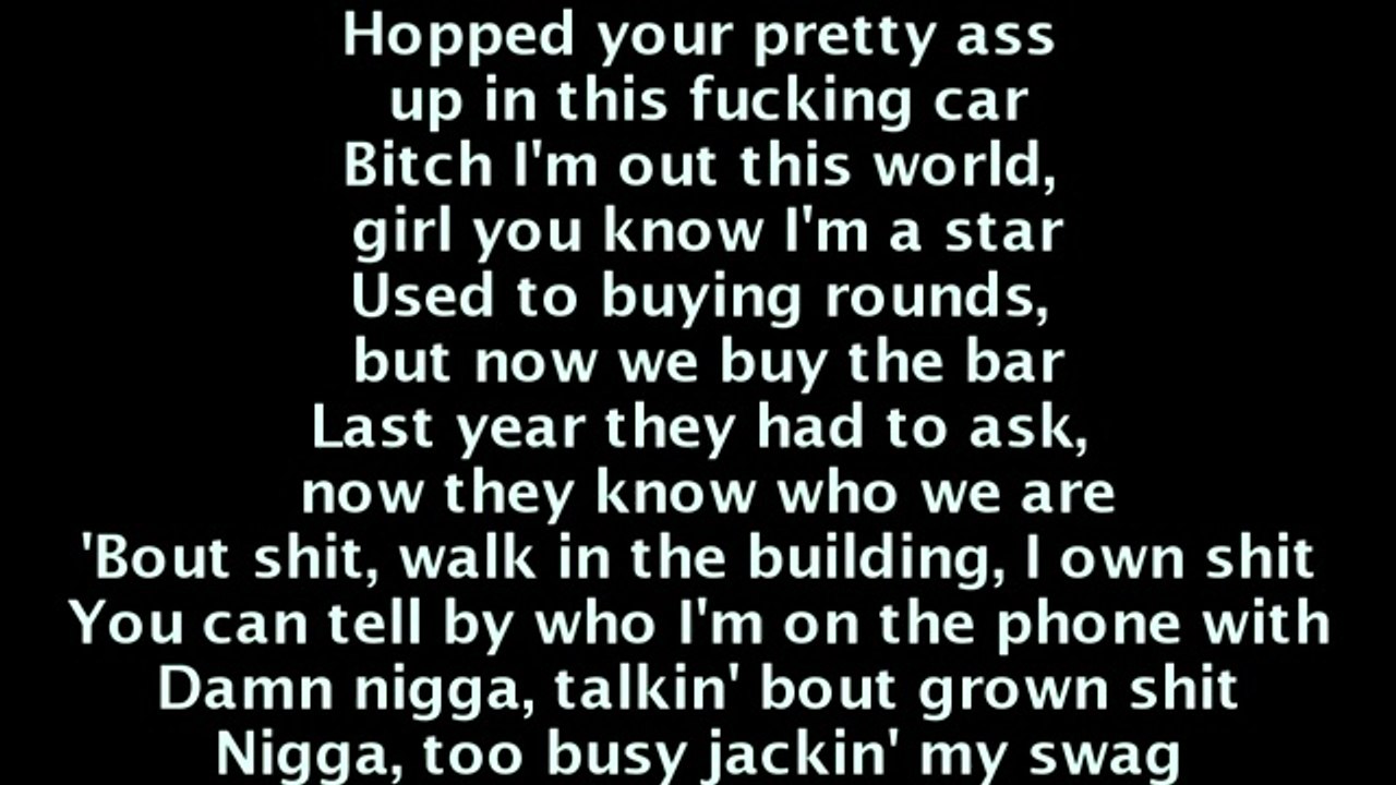 Wiz Khalifa - Work Hard Play Hard (Lyrics On Screen)