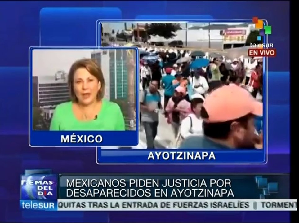México: exigen justicia por 43 estudiantes desaparecidos de Ayotzinapa