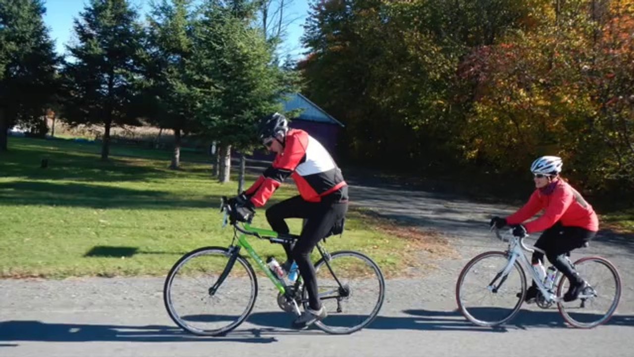 Randonnée cycliste de St-Eustache à Ste-Scholastique le 12 oct 2014.