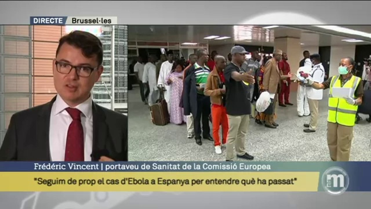TV3 - Els Matins - Vincent: "S'ha d'entendre el què ha passat amb el cas d'Ebola a Espanya per mil