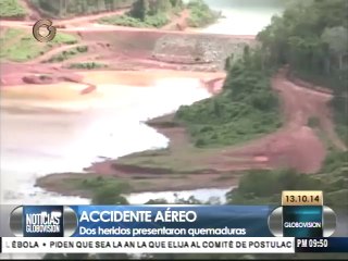 Accidente aéreo en Bolívar dejó 2 heridos con quemaduras