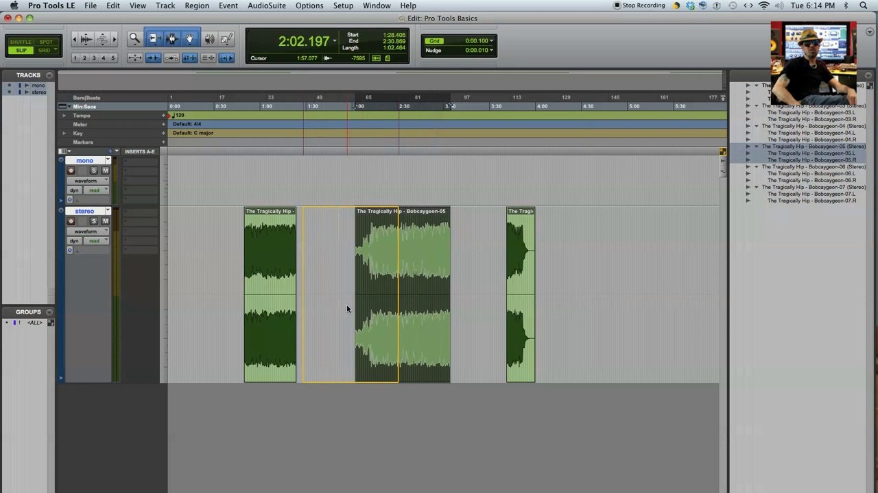 Pro Tools Basics - Editing Audio