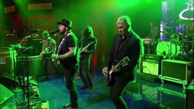 Foo Fighters w/ Zac Brown - War Pigs- Letterman 2014 10 13
