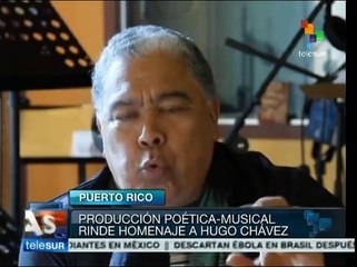 Puerto Rico: artistas realizan obra poético-musical en honor a Chávez