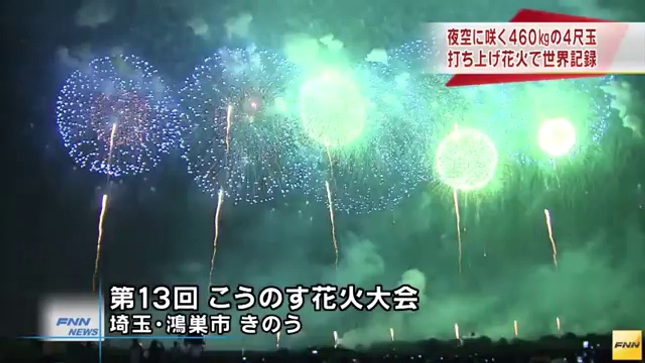 Watch the moment the world's heaviest firework explodes in the sky