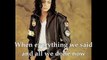Michael Jackson Don't Walk Away with Lyrics_youtube_original