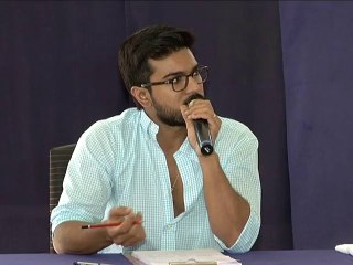 Ram Charan Press Meet About Cyclone Hudhud
