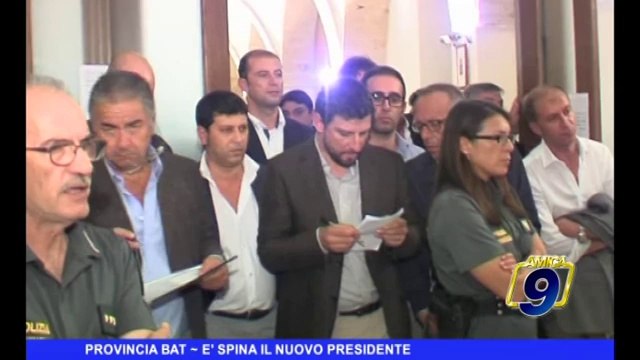 PROVINCIA BAT | Francesco Spina nuovo presidente