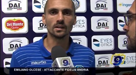 Fidelis Andria - Monopoli 3-2 | Interviste Favarin e Olcese | Serie D 6^ Giornata