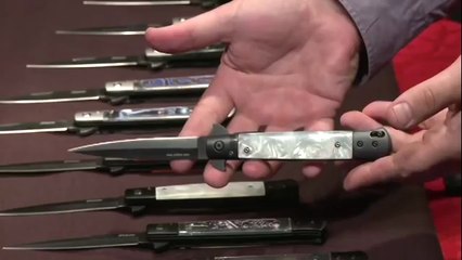 Italian Stiletto Spring Assist Knife Set