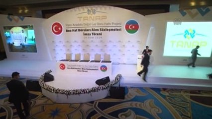 Davutoğlu - Tanap Ana Hat Boruları Alım Sözleşmeleri İmza Töreni (2)