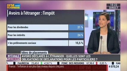 Avoirs détenus à l'étranger: quelles sont les obligations de déclaration à respecter ?: Patricia Jolicard - 14/10