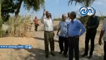محافظ المنيا يتفقد قطعة أرض واقعة بقرية 8 