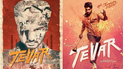 Arjun Kapoor Shows Attitude In Tevar's Movie Poster