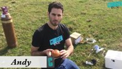 Guy sent a burger into space