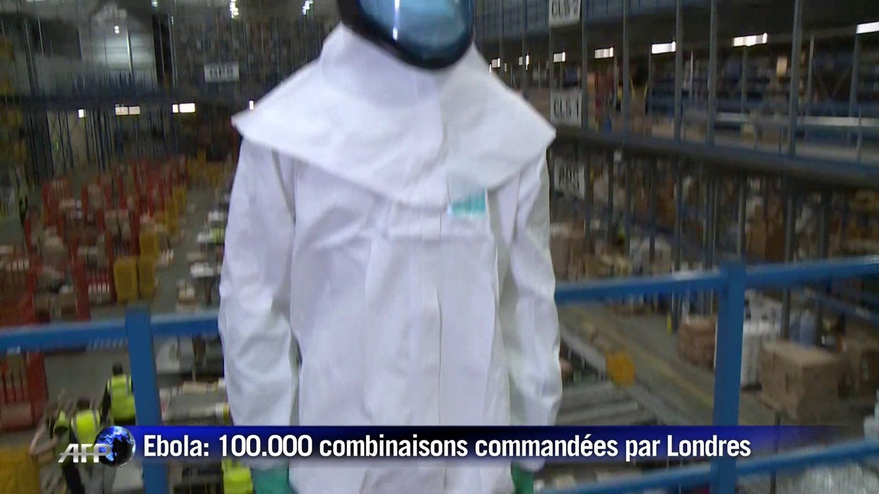 Ebola : 100 000 combinaisons fabriquées au Royaume-Uni