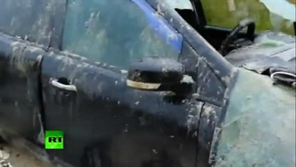 Yaralı Ayının İntikamı? Avcının Otomobilini Böyle Paramparça Etti?