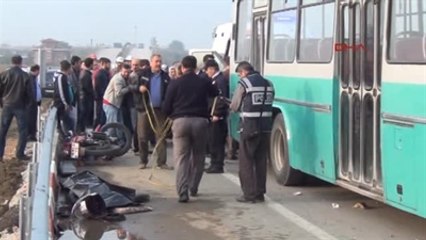 İnegöl Motosikletli Gençin Acı Sonu