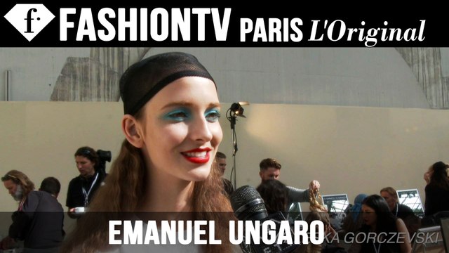Emanuel Ungaro Hair & Makeup | Paris Fashion Week Spring/Summer 2015 | FashionTV