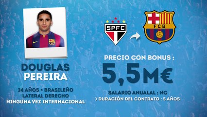 Douglas Pereira ficha por el FC Barcelona