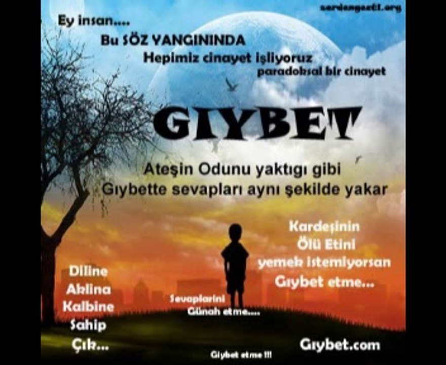 gıybet dinleme yasağı,gerektiğinde o toplantıyı terketme gereği www.giybet.com