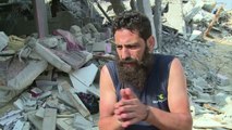 Gazans return to their destroyed home before the truce's end