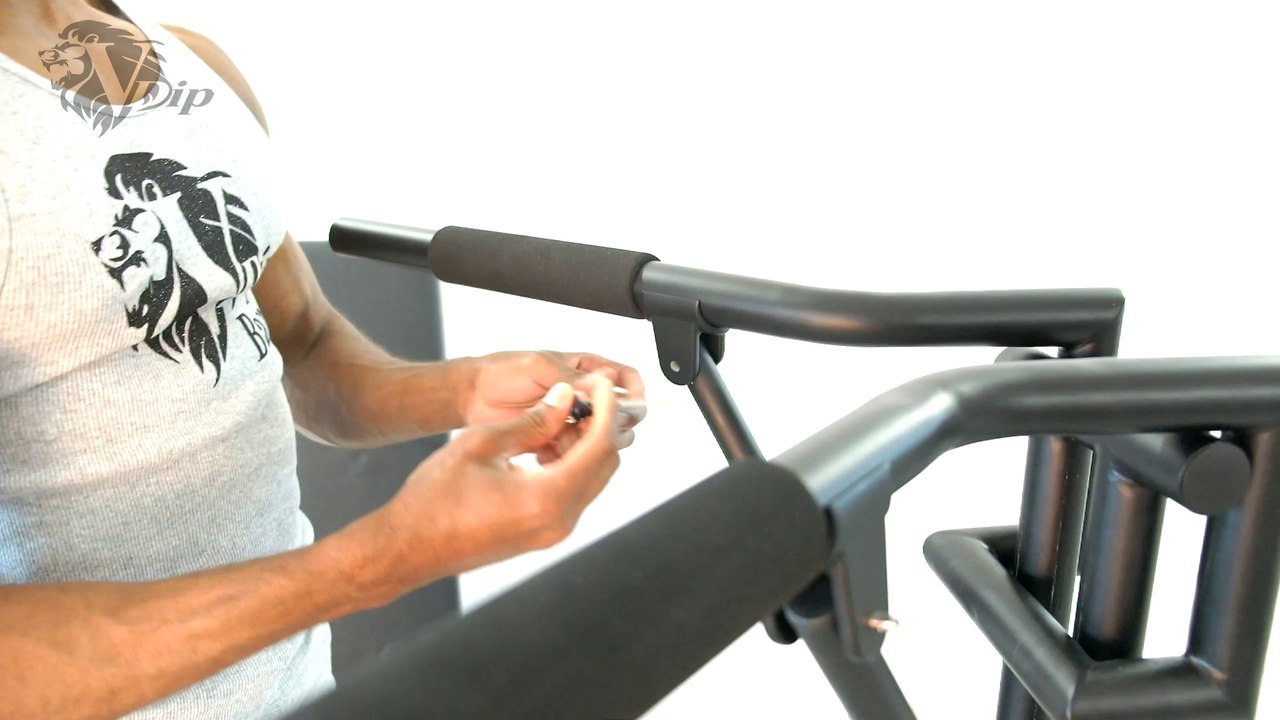 Assembling the V-dip Bar. Step by step instructions.
