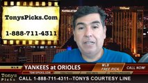 MLB Odds Baltimore Orioles vs. New York Yankees Pick Prediction Preview 8-13-2014