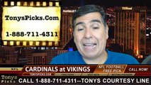 Minnesota Vikings vs. Arizona Cardinals Pick Prediction NFL Preseason Pro Football Odds Preview 8-16-2014