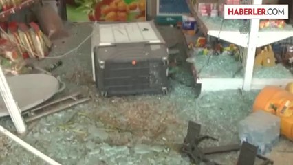 Bomba yüklü araç patladı -