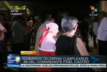 Cuba celebra 88 años de vida de Fidel Castro
