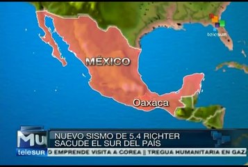 Tiemblor en México de 5.4 grados no deja daño alguno