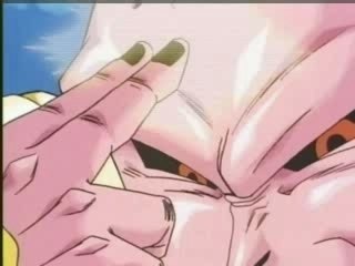 Super Buu shoots a Special Beam Cannon a
