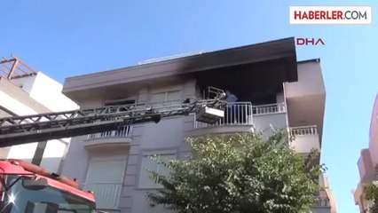 Antalya'da Klima Evi Yaktı