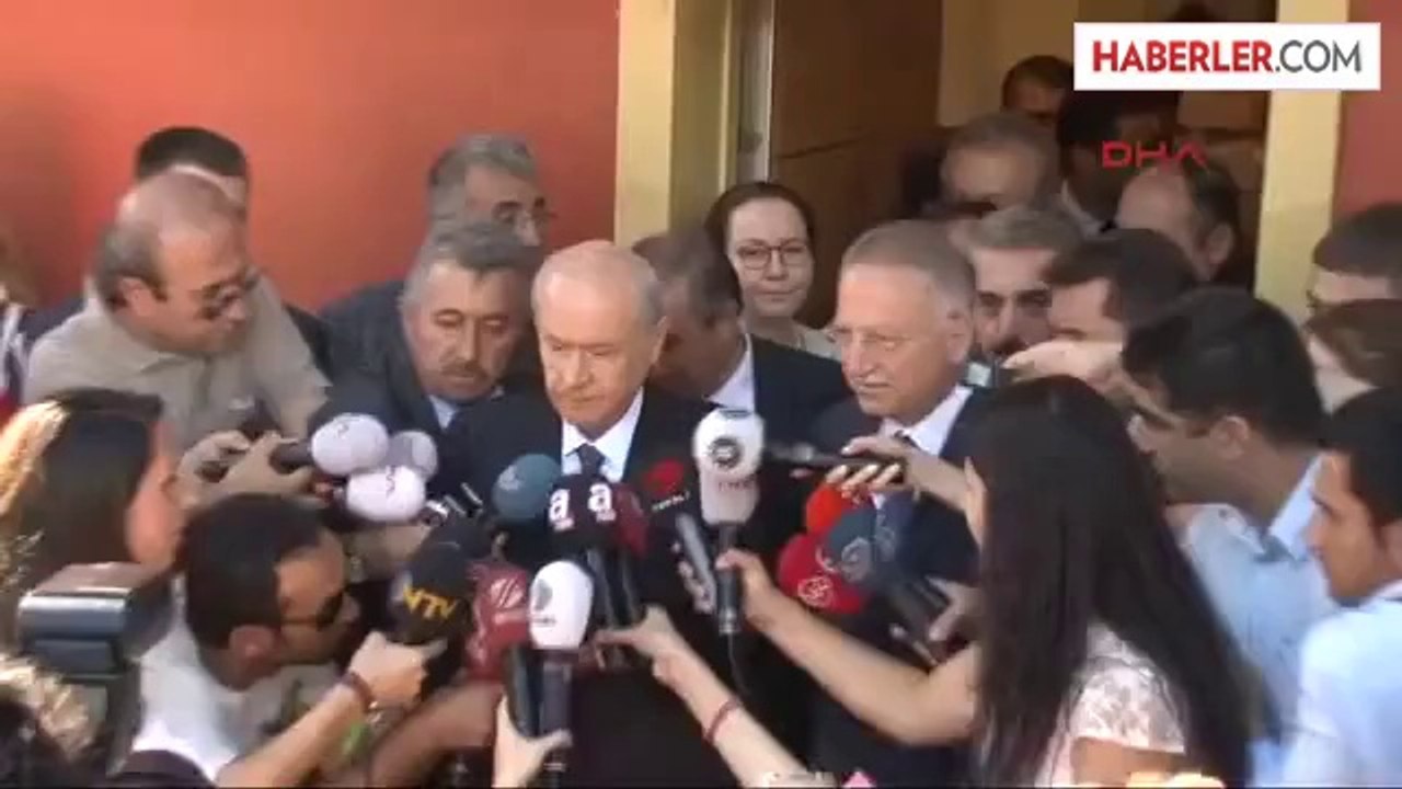 Bahçeli'den İstifa Sorusuna Yanıt : Recep Tayyip Erdoğan'ın Arzusu ile Paralel Gitme