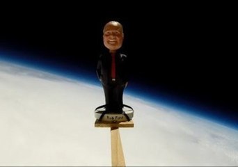 Rob Ford Bobblehead Goes on Space Adventure